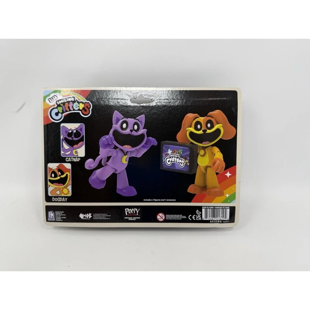 NEW SEALED Poppy Playtime Smiling Critters Catnap & Dogday Action Figures 2-Pack
